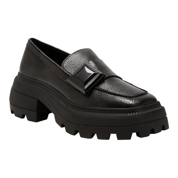 Katy Perry Women's The Geli Combat Platform Loafers Black Size 5 - Picture 1 of 5